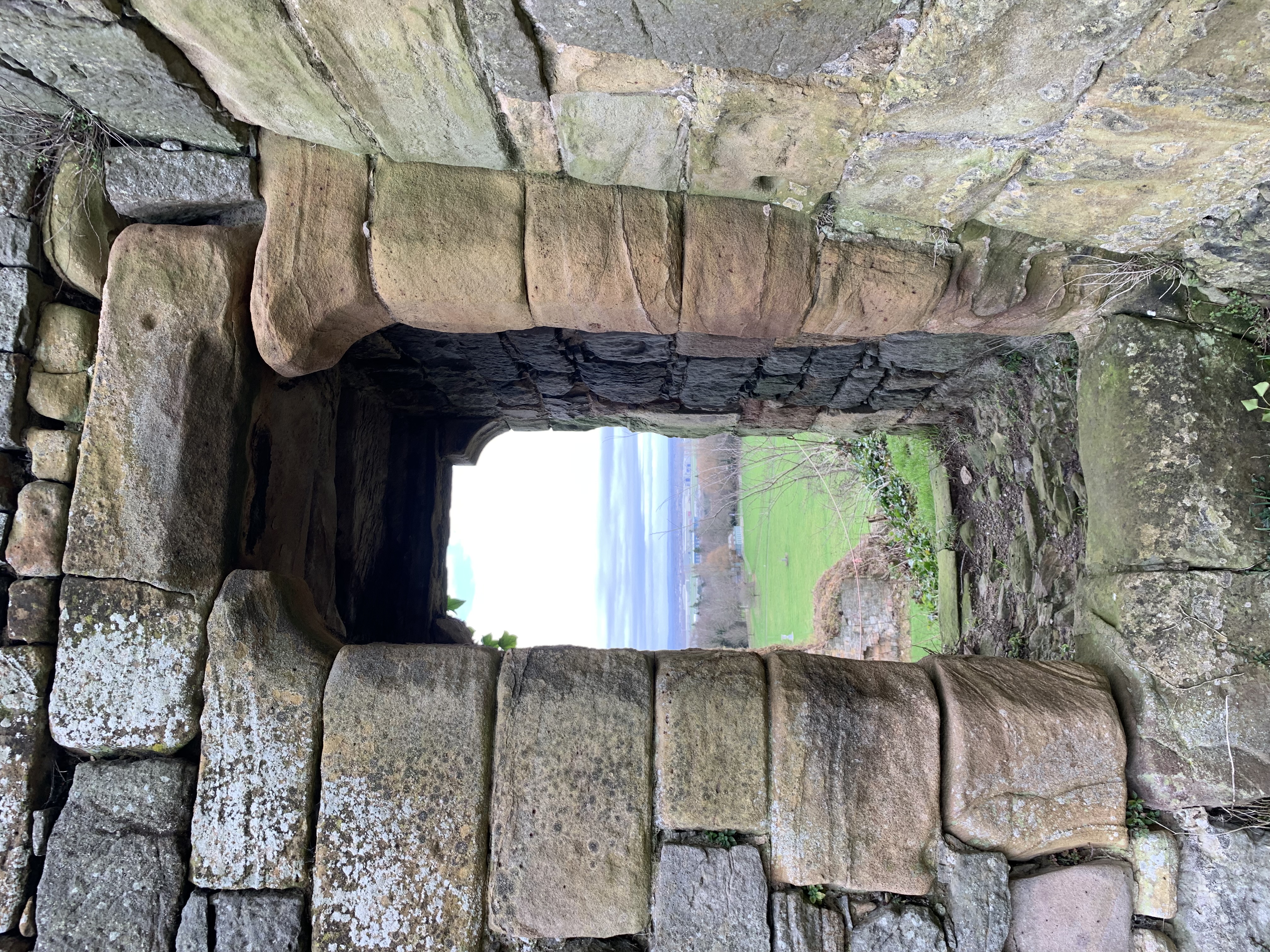 A passage around Hawarden Old Castle